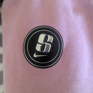 $80 New Nike Sabrina Fleece Basketball Pullover Men Pink Hoodie FV3205-669 Large